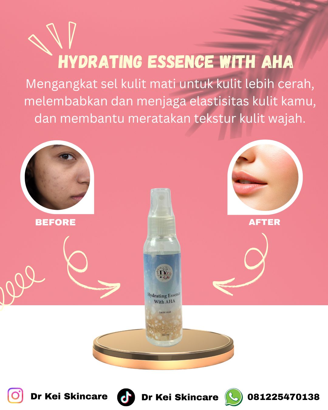 Dr Kei Beauty Care Pure Essence Refreshing With Niacinamide 100 Ml
