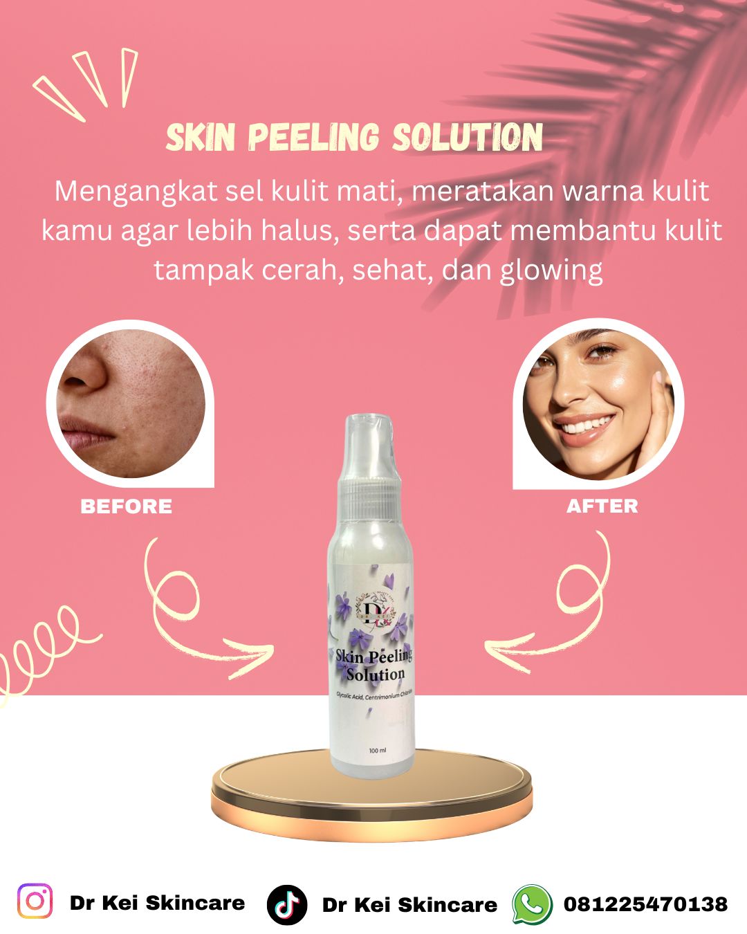 Dr Kei Beauty Care Skin Peeling Solution 100ml